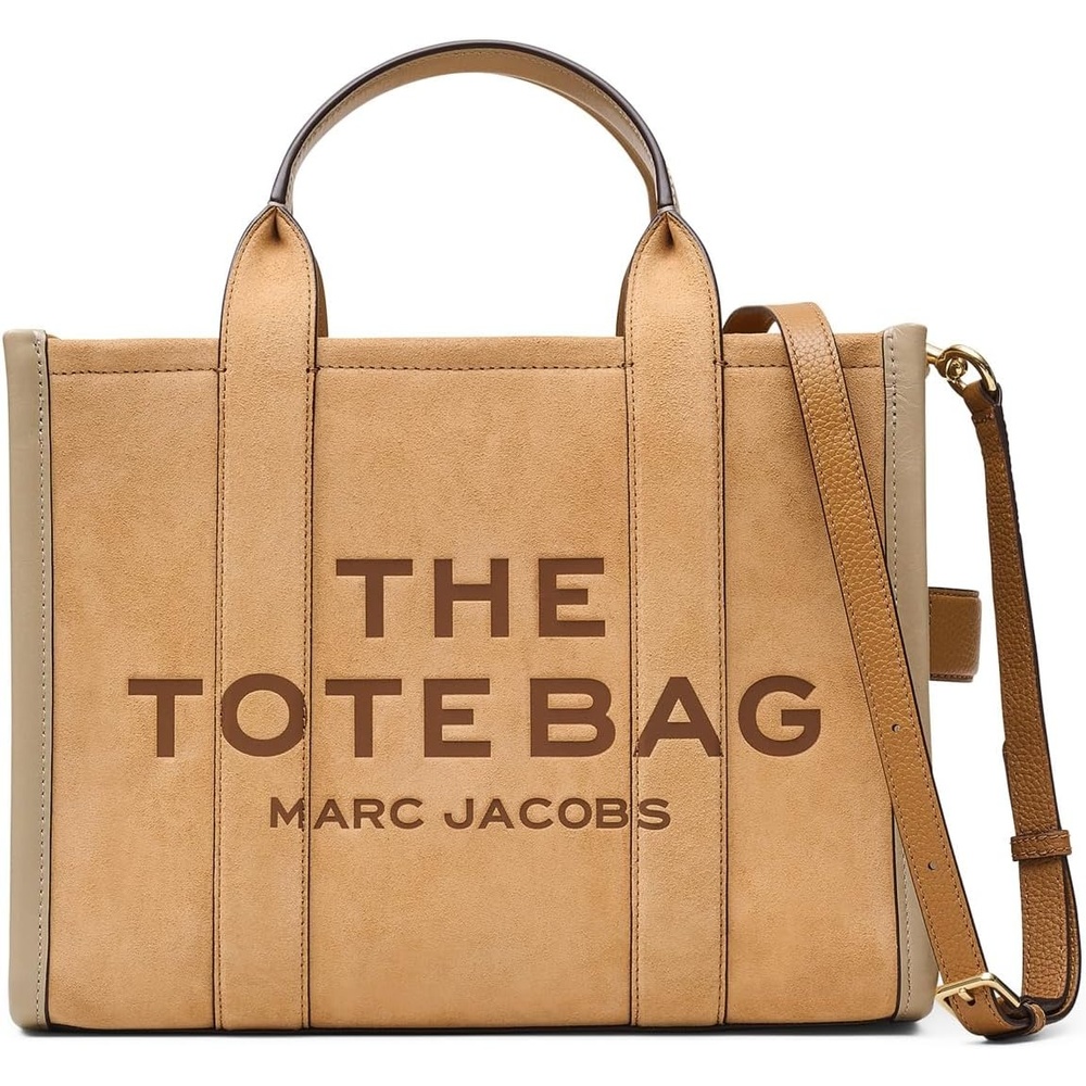 image:imageMarc Jacobs Womens The Suede Medium Tote BagSahara
