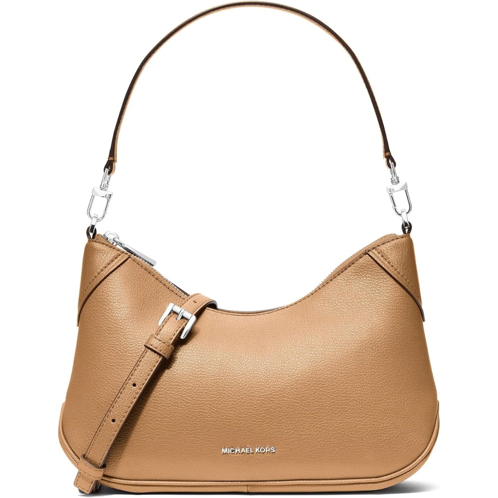 image:imageMichael Kors Womens Jet Set Medium Conv Pouchette XbodyPeanut
