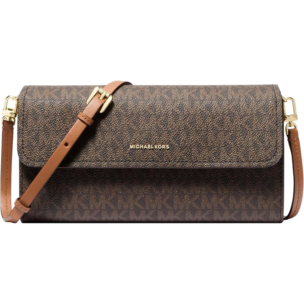 image:imageMichael Kors Womens Jet Set Small East West Phone CrossbodyBrownAcorn