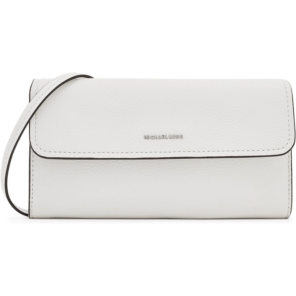 image:imageMichael Kors Womens Jet Set Small East West Phone CrossbodyOptic White