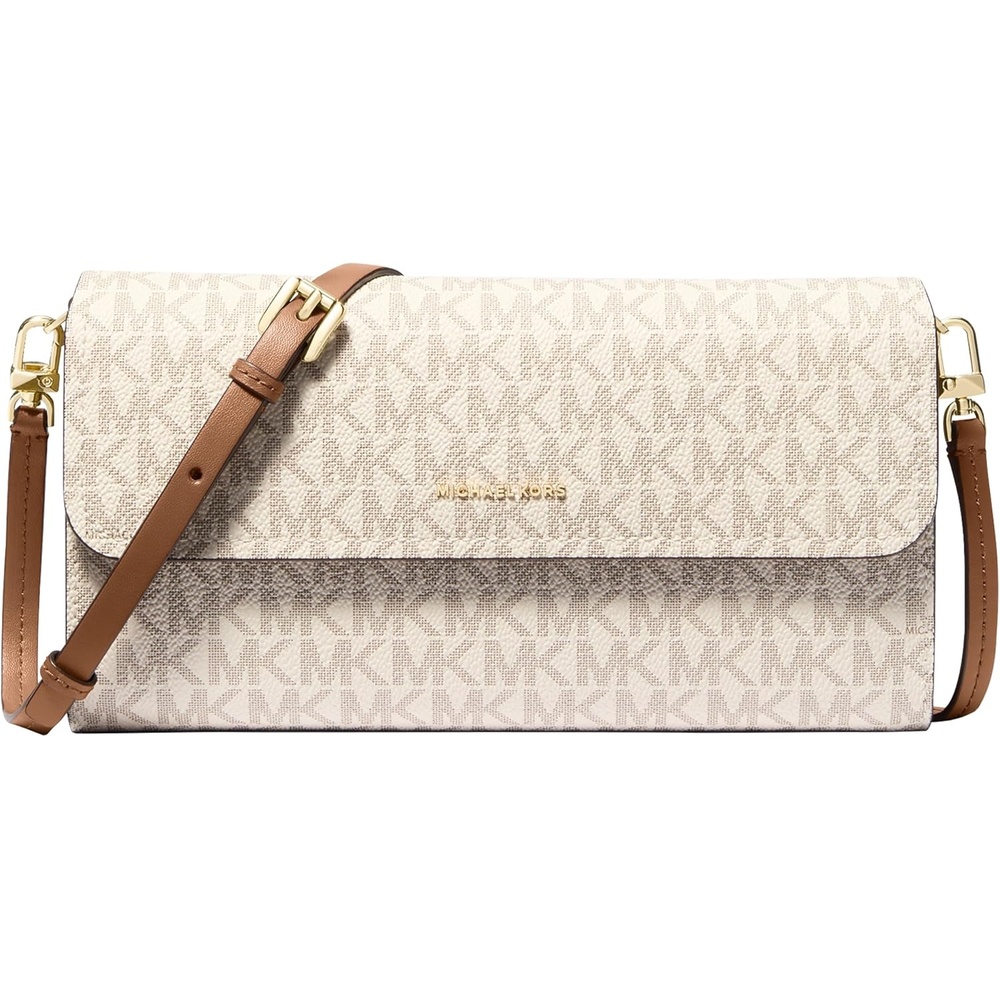 image:imageMichael Kors Womens Jet Set Small East West Phone CrossbodyVanillaAcorn