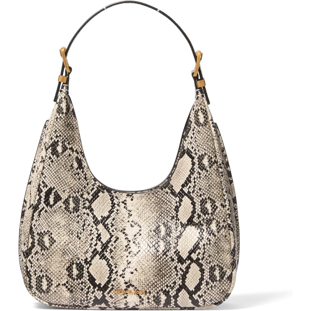 image:imageMichael Kors Womens Nolita Small Hobo Shoulder BagAntique Goldtone HardwareNatural