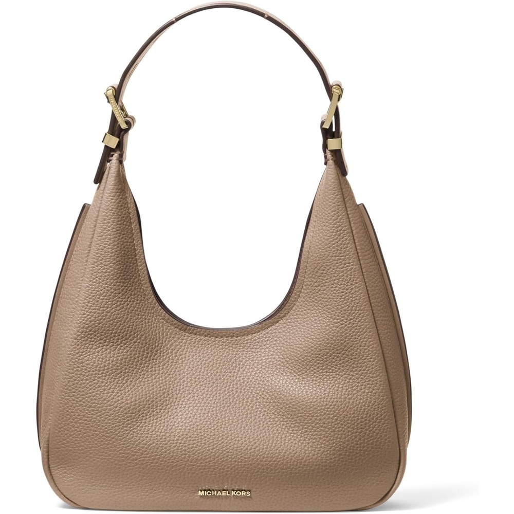 image:imageMichael Kors Womens Nolita Small Hobo Shoulder BagGoldtone HardwareBirch