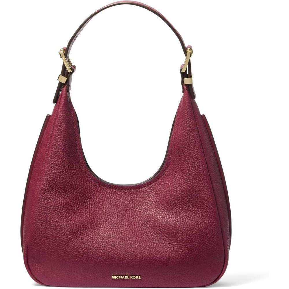 image:imageMichael Kors Womens Nolita Small Hobo Shoulder BagGoldtone HardwareMulberry