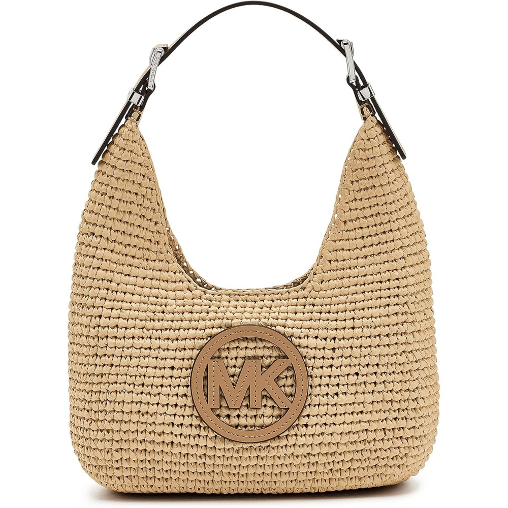 image:imageMichael Kors Womens Nolita Small Hobo Shoulder BagNaturalPeanut