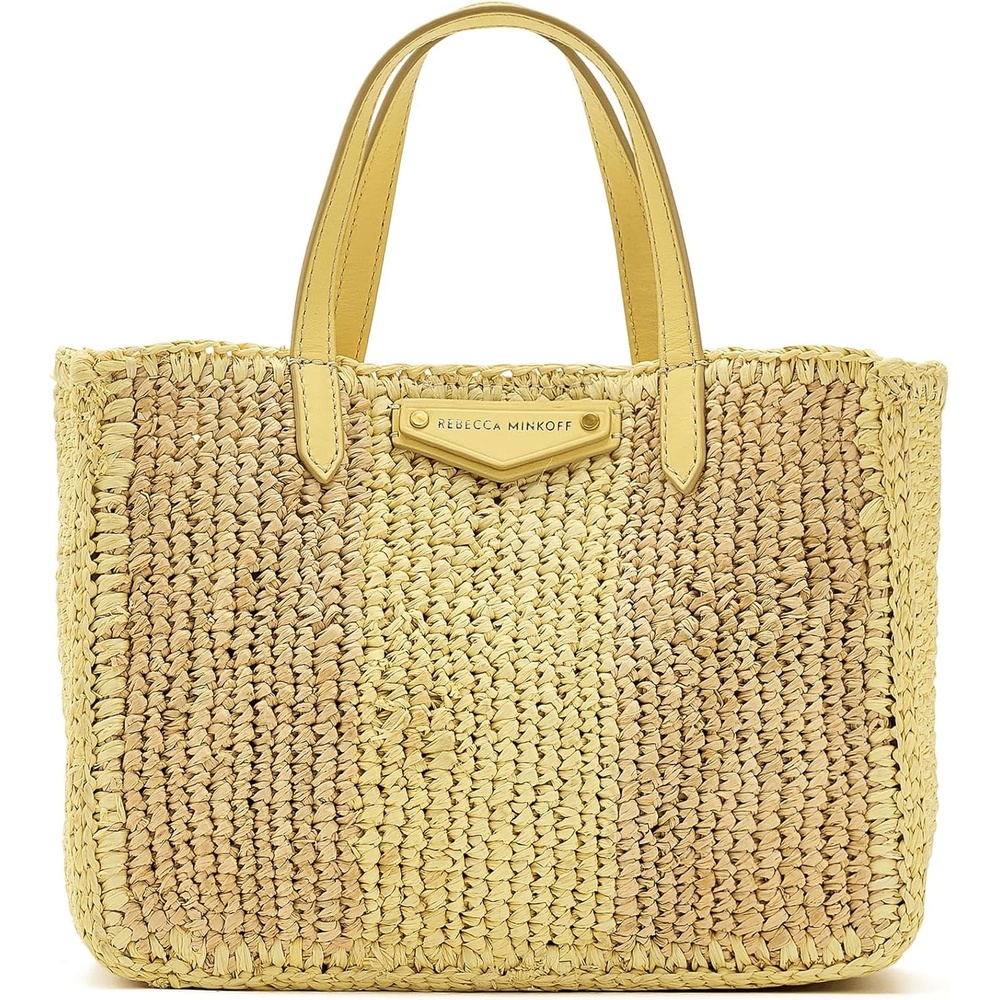 image:imageRebecca Minkoff Mini Tote for Women Natural Multi Pale Banana