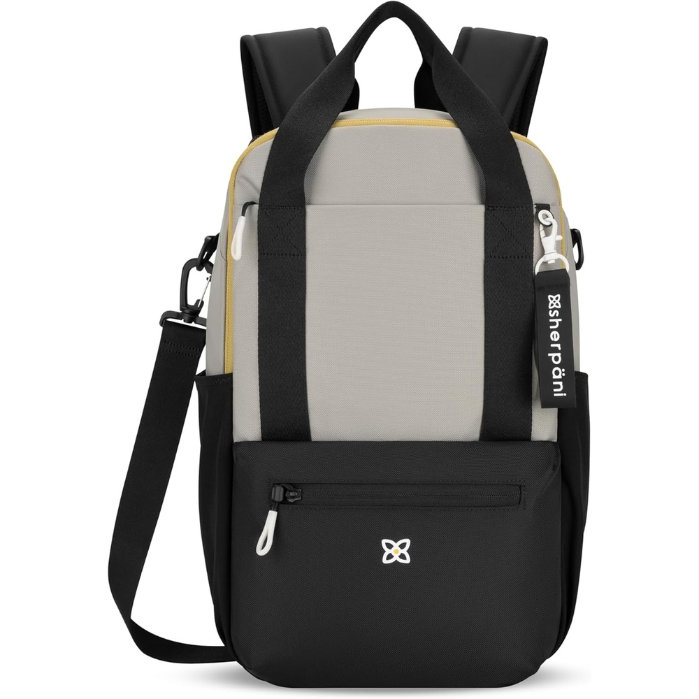 image:imageSherpani Camden Convertible Backpack 3 in 1 Tote Bag 18L Travel Backpack Crossbody Bag for Women Cross Body Purse Travel Gifts RFID Protection Fits 13 Laptop Con LecheWasabi Stone
