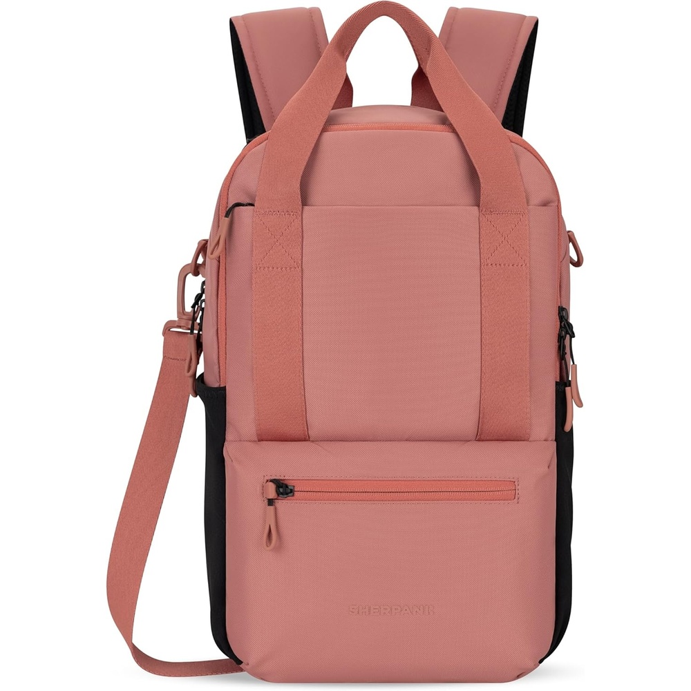 image:imageSherpani Camden Convertible Backpack 3 in 1 Tote Bag 18L Travel Backpack Crossbody Bag for Women Cross Body Purse Travel Gifts RFID Protection Fits 13 Laptop Con LecheDesert
