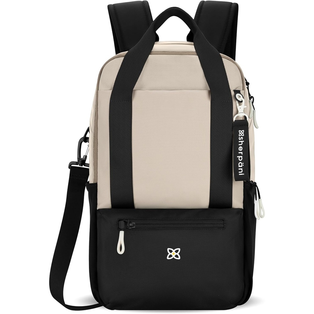 image:imageSherpani Camden Convertible Backpack 3 in 1 Tote Bag 18L Travel Backpack Crossbody Bag for Women Cross Body Purse Travel Gifts RFID Protection Fits 13 Laptop Con LecheCon Leche