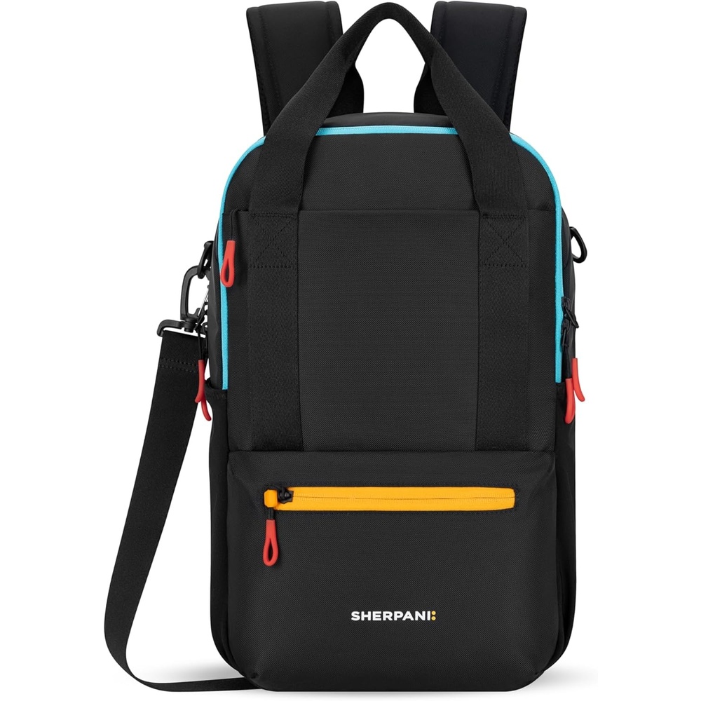 image:imageSherpani Camden Convertible Backpack 3 in 1 Tote Bag 18L Travel Backpack Crossbody Bag for Women Cross Body Purse Travel Gifts RFID Protection Fits 13 Laptop Con LecheChromatic