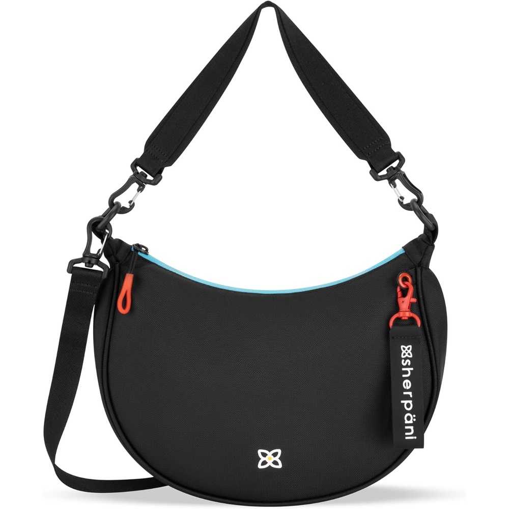 image:imageSherpani Mina Medium Nylon Crescent Bag Lightweight Half Moon Crossbody Bags Fashionable Shoulder Bag Travel HandbagChromatic Heritage