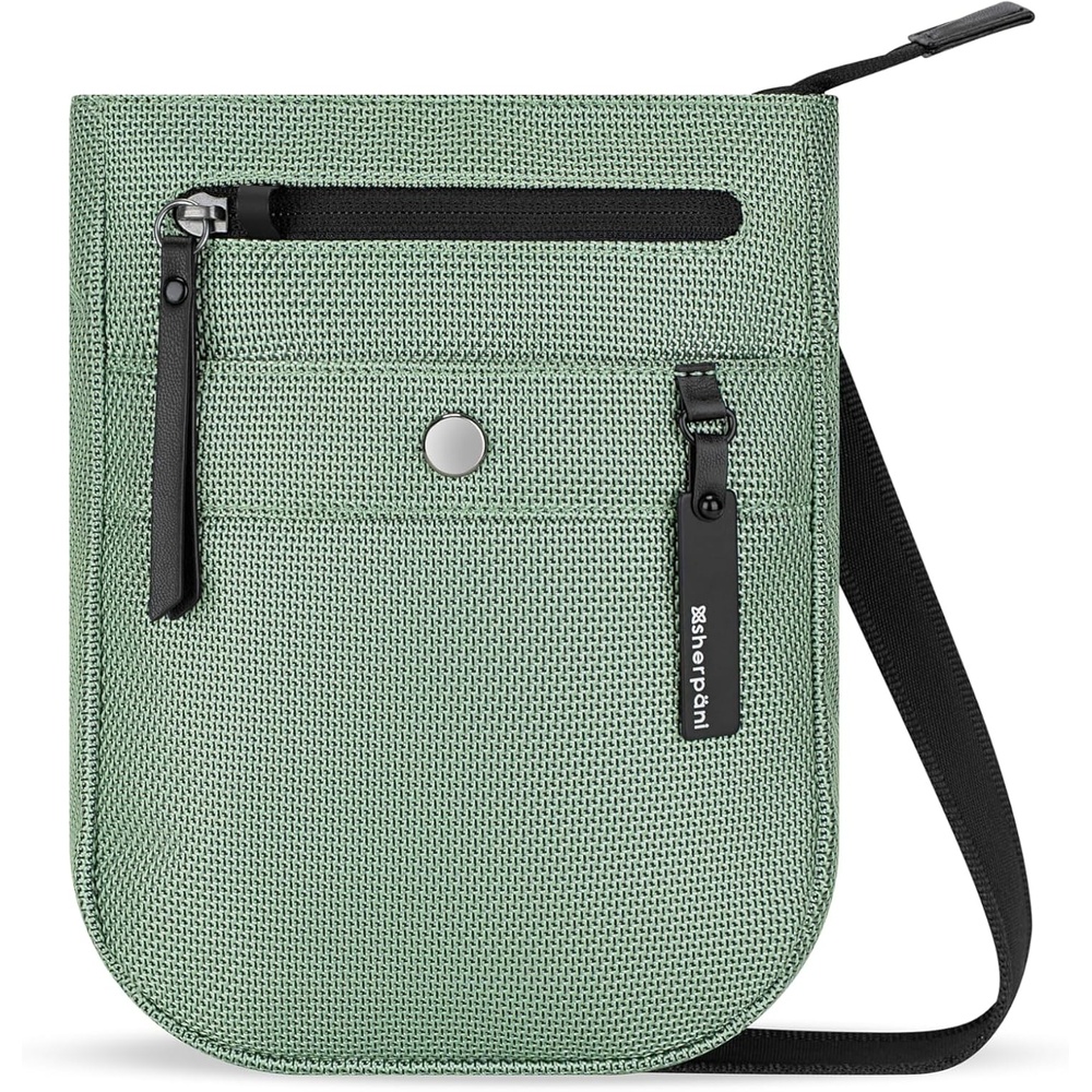 image:imageSherpani Prima Small Anti Theft Crossbody Bag Travel Shoulder Bag Cross Body Purses Handbags Travel GiftAloe Mist Signature