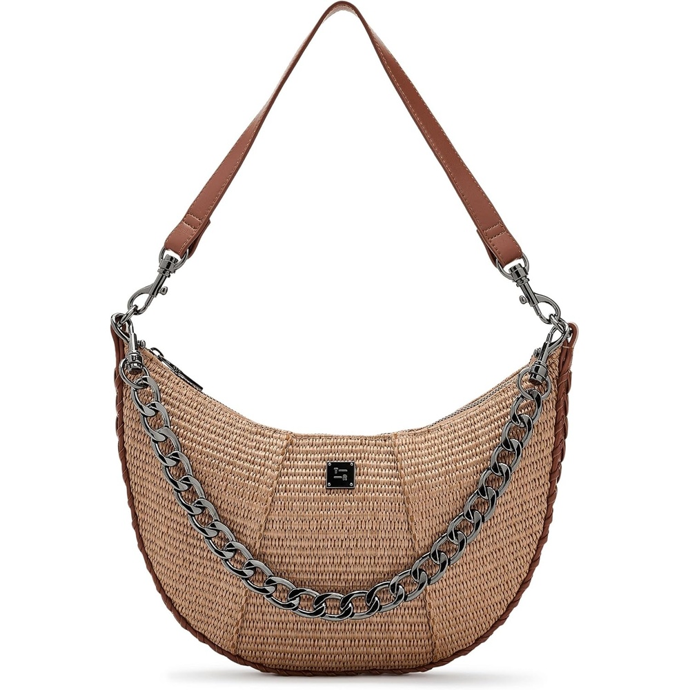 image:imageTHINK ROYLN Womens FlirtSand Dune Raffia