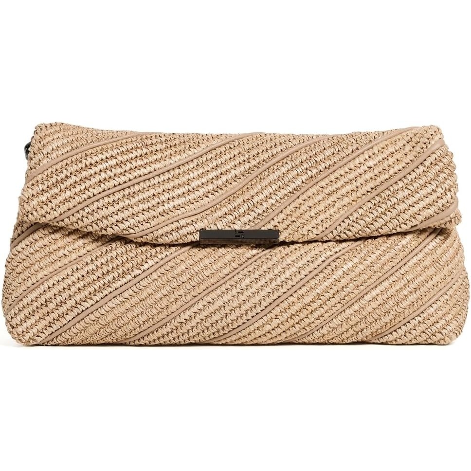image:imageThink Royln Womens Embrace ClutchBeige LuxeRaffia