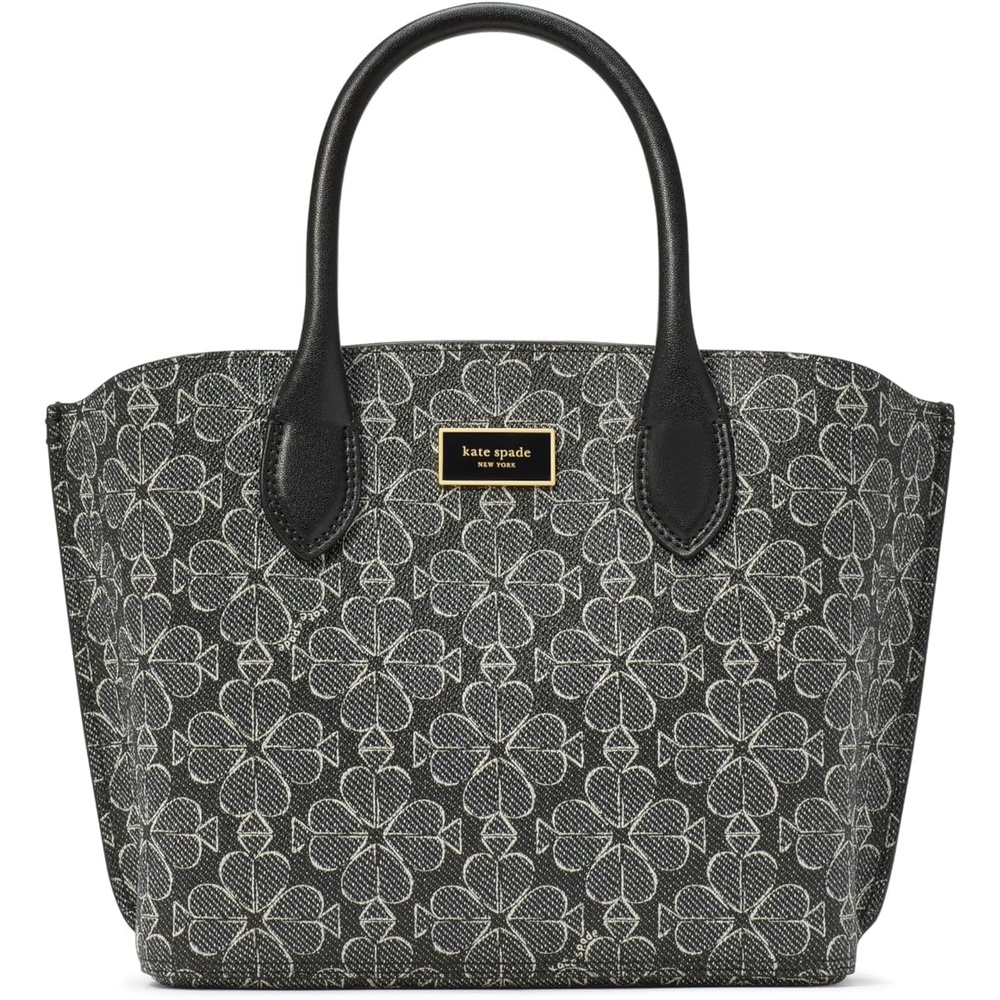 image:imagekate spade new york Suite Crossgrain Leather Crossbody Tote BagBlack Multi