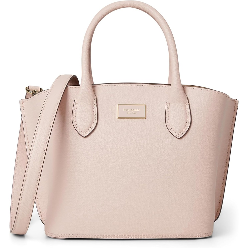 image:imagekate spade new york Suite Crossgrain Leather Crossbody Tote BagRose Smoke