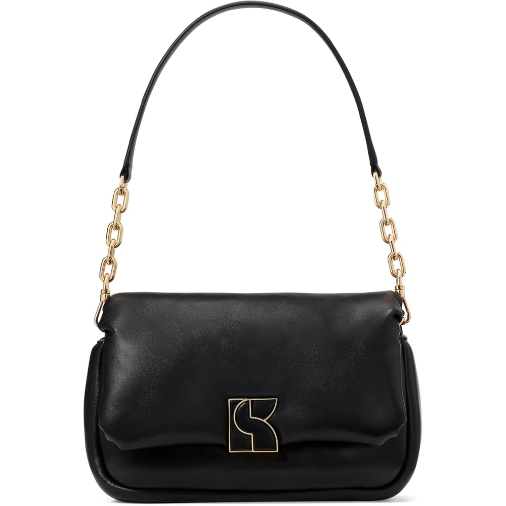 image:imagekate spade new york Womens Dakota Smooth Leather Small CrossbodyPuffy Black