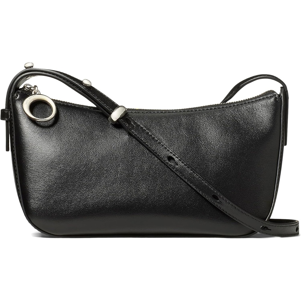 image:imagekate spade new york Womens Halo Fine Grain Leather CrossbodyBlack