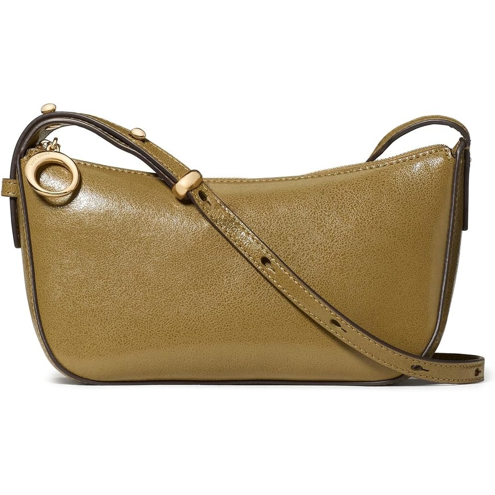 image:imagekate spade new york Womens Halo Fine Grain Leather CrossbodyGlazed Dried Thyme