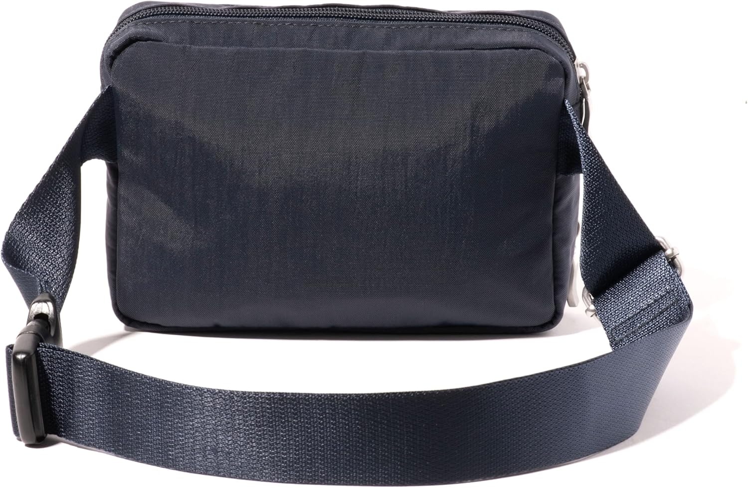 image:imageBaggallini Modern Belt Bag 5x8 Travel Fanny Pack Sling Bag Waistpack wRFID Card Holder Waterresistant Crossbody BagFrench Navy Print