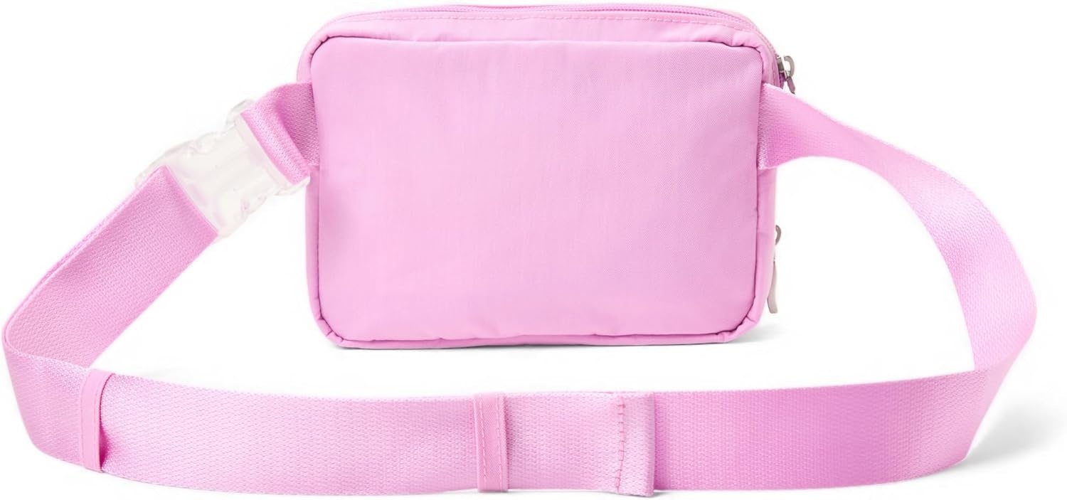 image:imageBaggallini Modern Belt Bag 5x8 Travel Fanny Pack Sling Bag Waistpack wRFID Card Holder Waterresistant Crossbody BagHibiscus Pink
