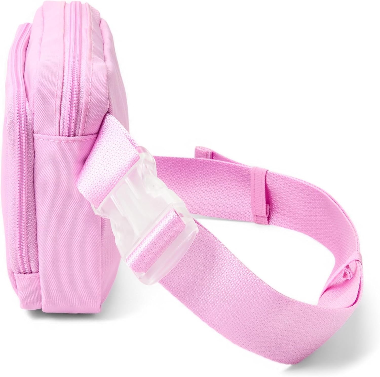 image:imageBaggallini Modern Belt Bag 5x8 Travel Fanny Pack Sling Bag Waistpack wRFID Card Holder Waterresistant Crossbody BagHibiscus Pink