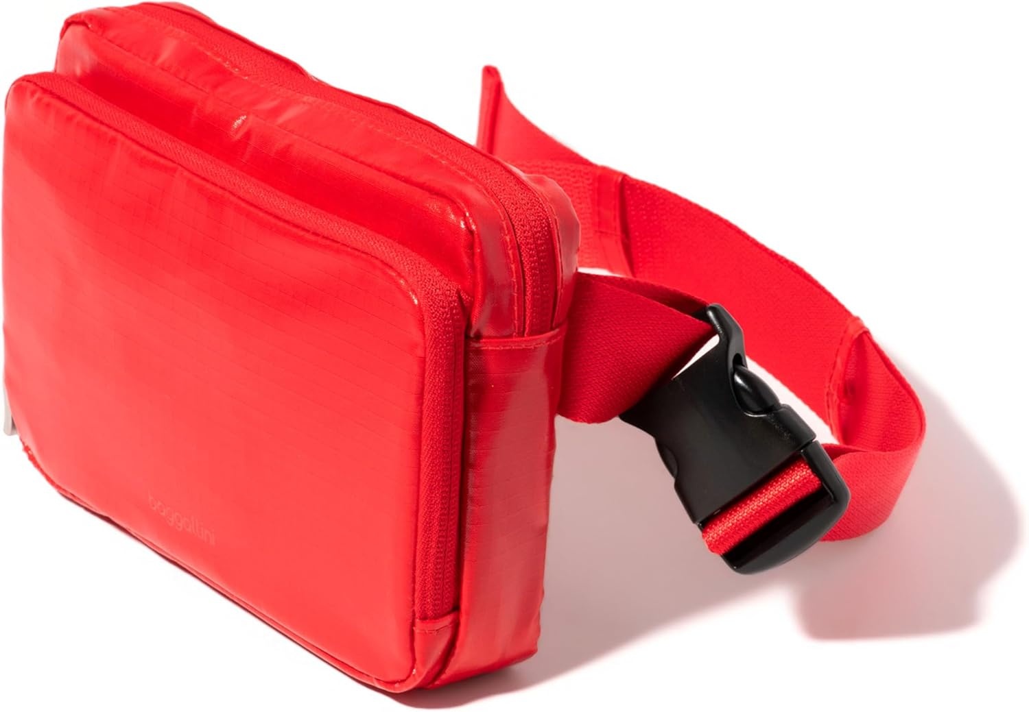 image:imageBaggallini Modern Belt Bag 5x8 Travel Fanny Pack Sling Bag Waistpack wRFID Card Holder Waterresistant Crossbody BagLava Gloss Ripstop