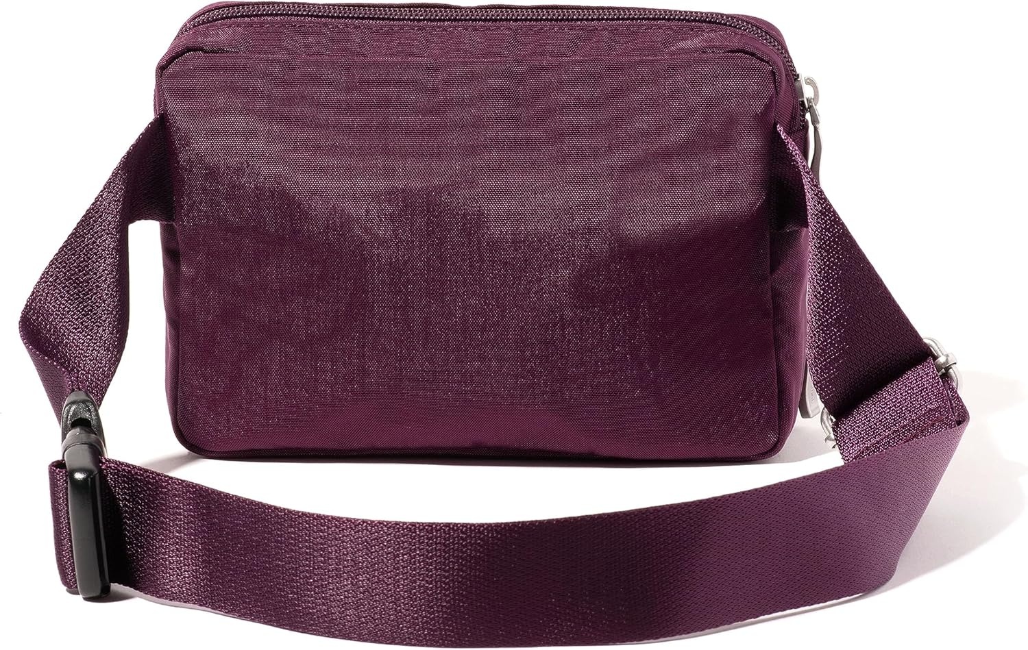 image:imageBaggallini Modern Belt Bag 5x8 Travel Fanny Pack Sling Bag Waistpack wRFID Card Holder Waterresistant Crossbody BagMulberry
