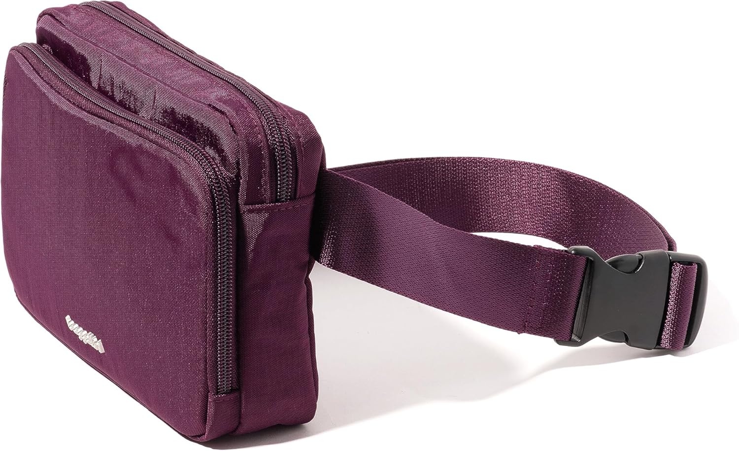 image:imageBaggallini Modern Belt Bag 5x8 Travel Fanny Pack Sling Bag Waistpack wRFID Card Holder Waterresistant Crossbody BagMulberry