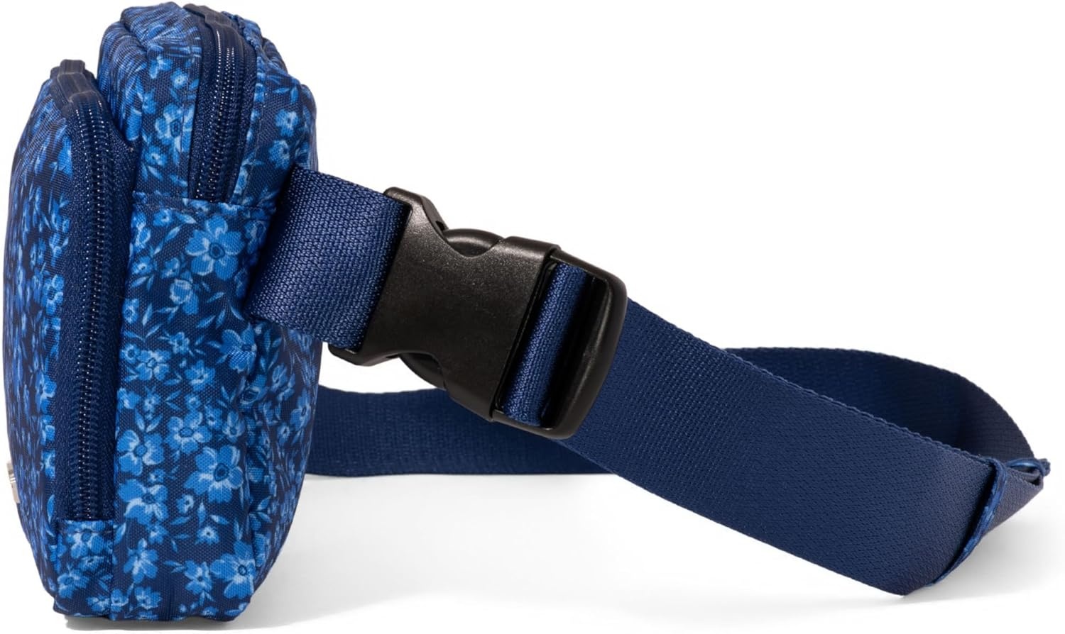 image:imageBaggallini Modern Belt Bag 5x8 Travel Fanny Pack Sling Bag Waistpack wRFID Card Holder Waterresistant Crossbody BagNavy Petal
