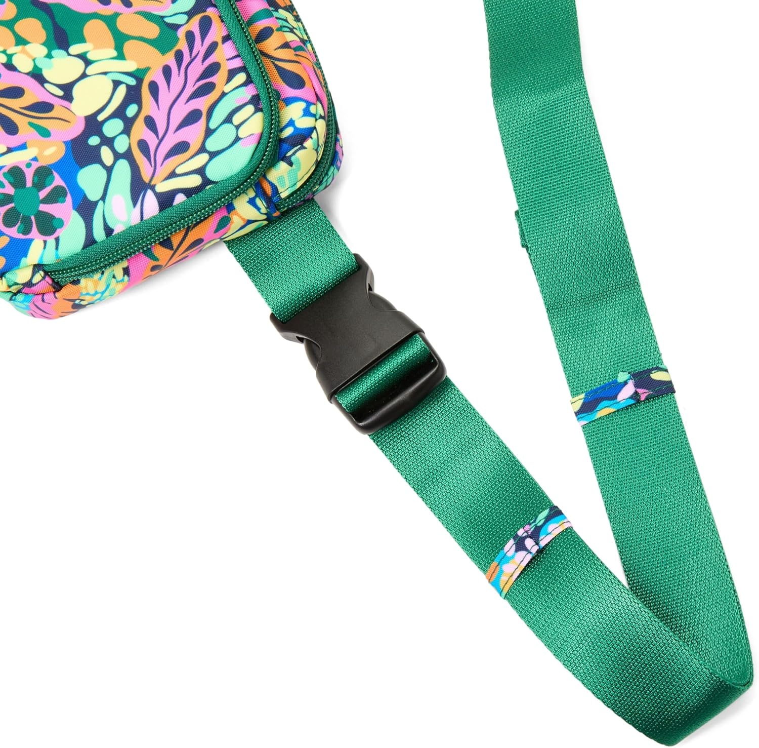image:imageBaggallini Modern Belt Bag 5x8 Travel Fanny Pack Sling Bag Waistpack wRFID Card Holder Waterresistant Crossbody BagParadise Print