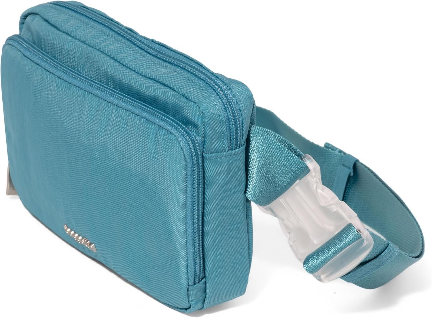 image:imageBaggallini Modern Belt Bag 5x8 Travel Fanny Pack Sling Bag Waistpack wRFID Card Holder Waterresistant Crossbody BagSeaside Blue