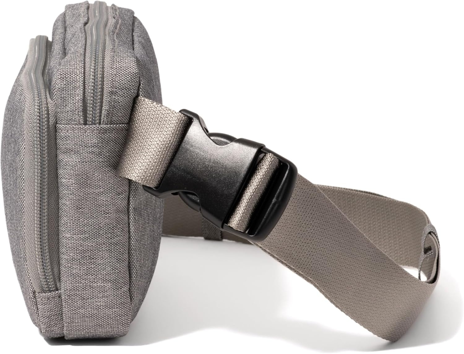 image:imageBaggallini Modern Belt Bag 5x8 Travel Fanny Pack Sling Bag Waistpack wRFID Card Holder Waterresistant Crossbody BagStone Heritage