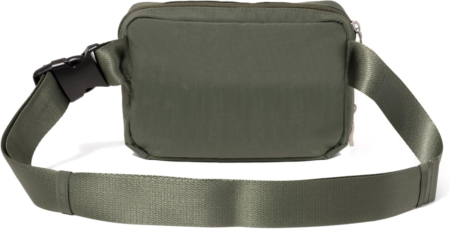 image:imageBaggallini Modern Belt Bag 5x8 Travel Fanny Pack Sling Bag Waistpack wRFID Card Holder Waterresistant Crossbody BagThyme