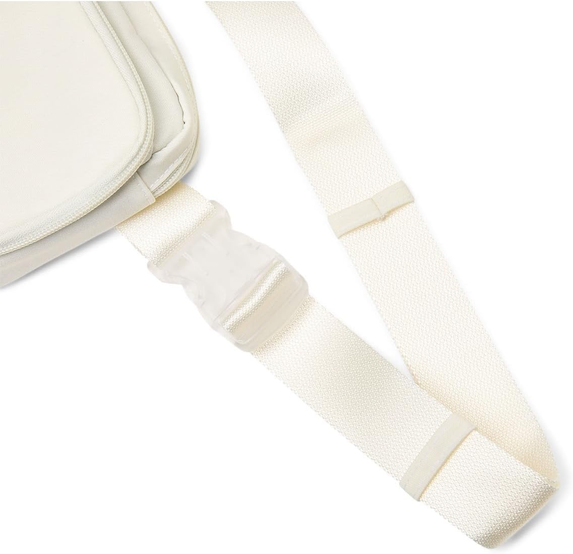 image:imageBaggallini Modern Belt Bag 5x8 Travel Fanny Pack Sling Bag Waistpack wRFID Card Holder Waterresistant Crossbody BagWhite 1