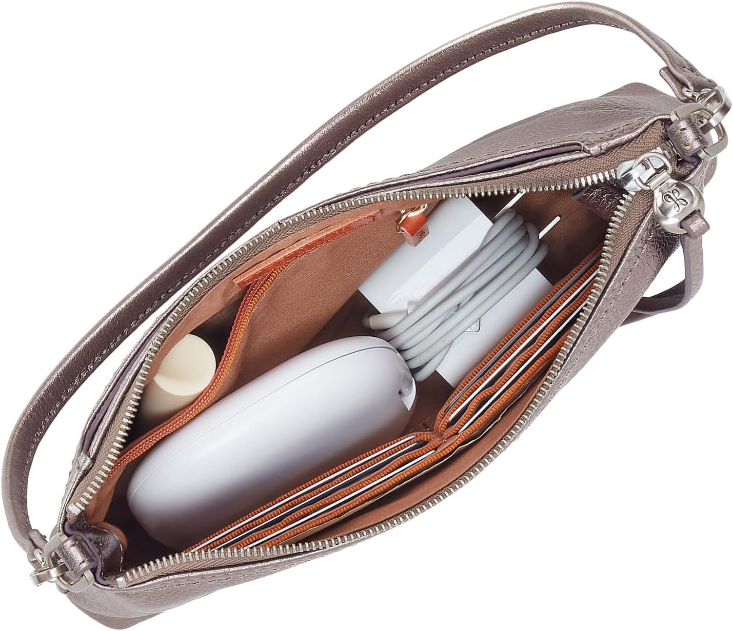 image:imageHOBO Womens Darcy CrossbodyPewter Spur