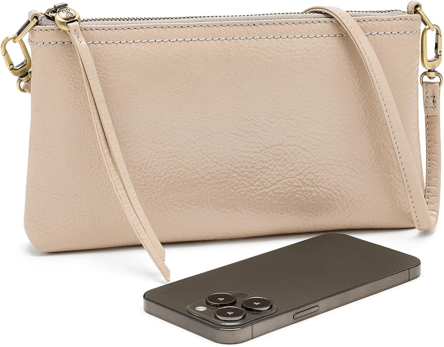 image:imageHOBO Womens Darcy CrossbodyStone Gloss