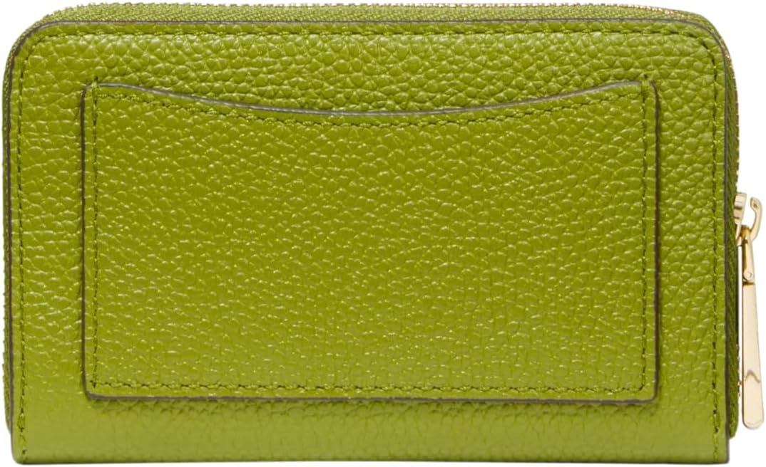 image:imageMichael Kors Jet Set Small Zip Around Card CaseGoldtone HardwareMercer Pebble LeatherMeadow Green