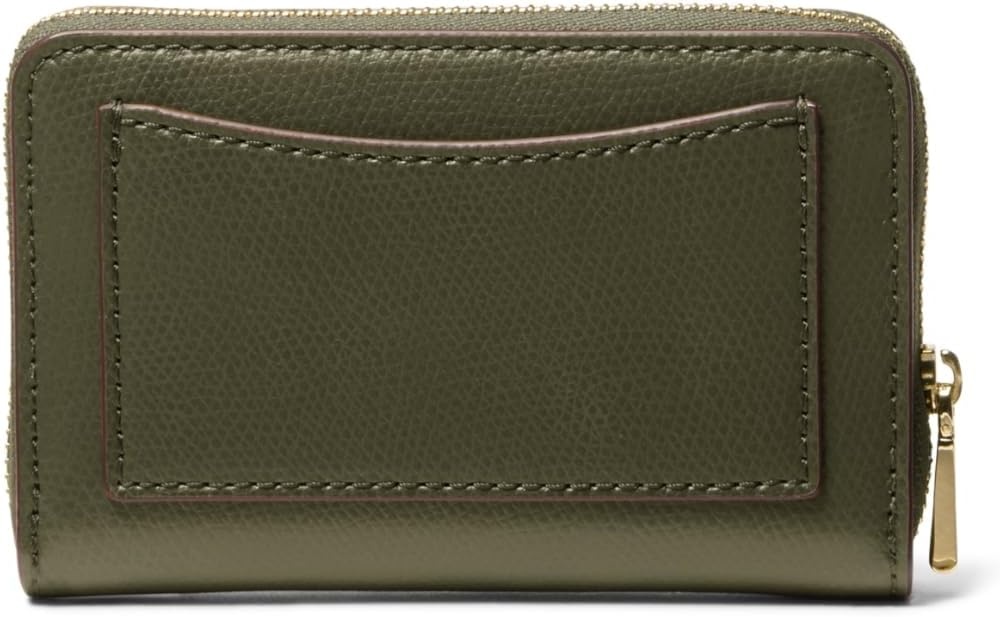 image:imageMichael Kors Jet Set Small Zip Around Card CaseGoldtone HardwareSahara LeatherIvy