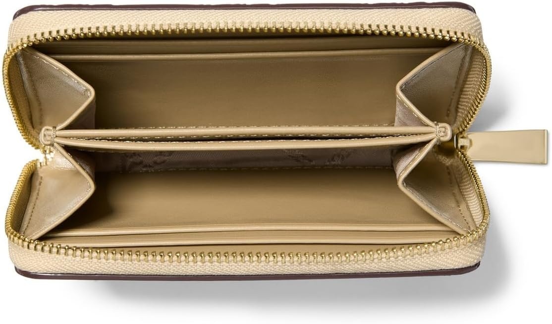 image:imageMichael Kors Jet Set Small Zip Around Card CasePale Gold