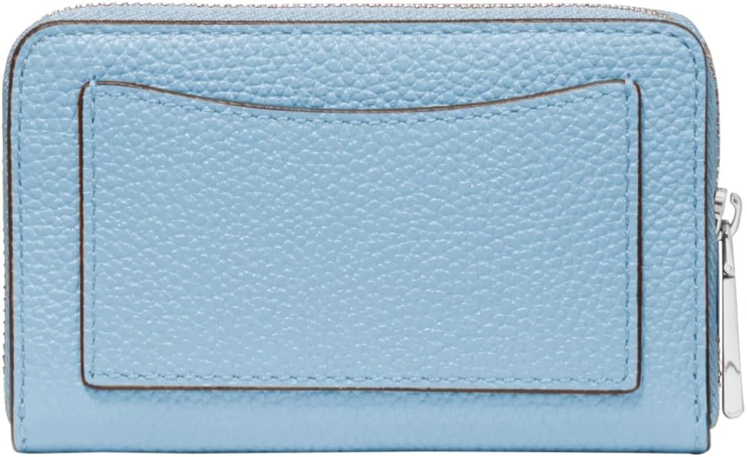 image:imageMichael Kors Jet Set Small Zip Around Card CaseSilvertone HardwareChambray