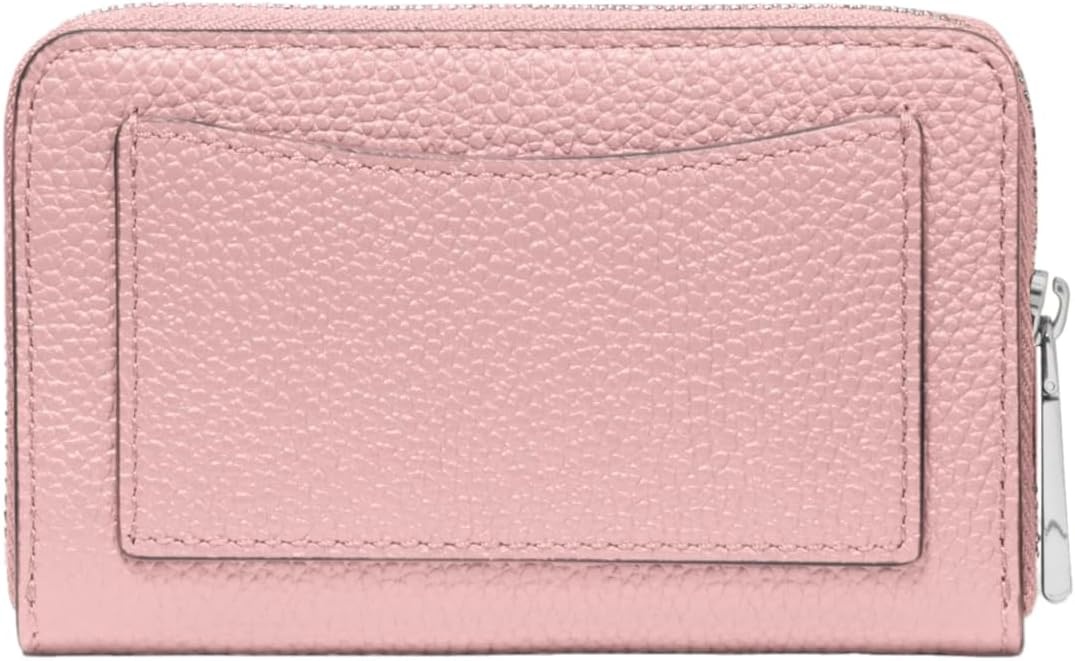 image:imageMichael Kors Jet Set Small Zip Around Card CaseSilvertone HardwareSmokey Rose