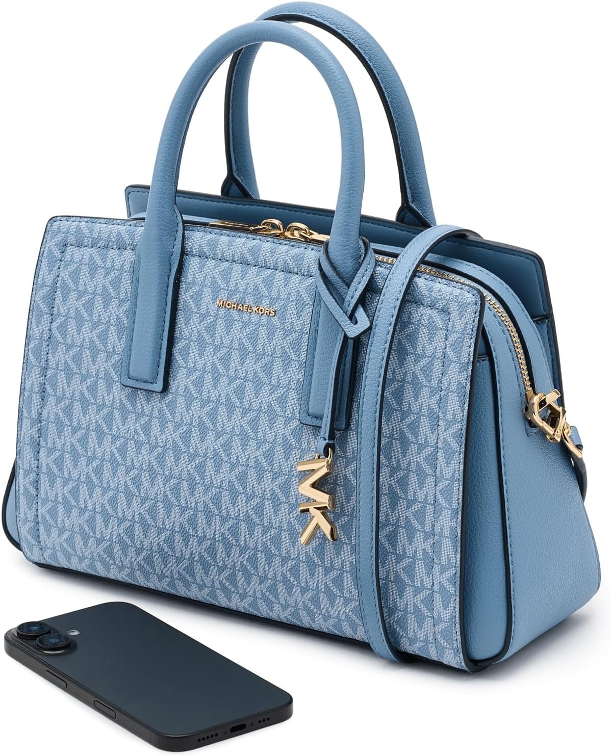 image:imageMichael Kors Womens Laila Small SatchelChambray 1