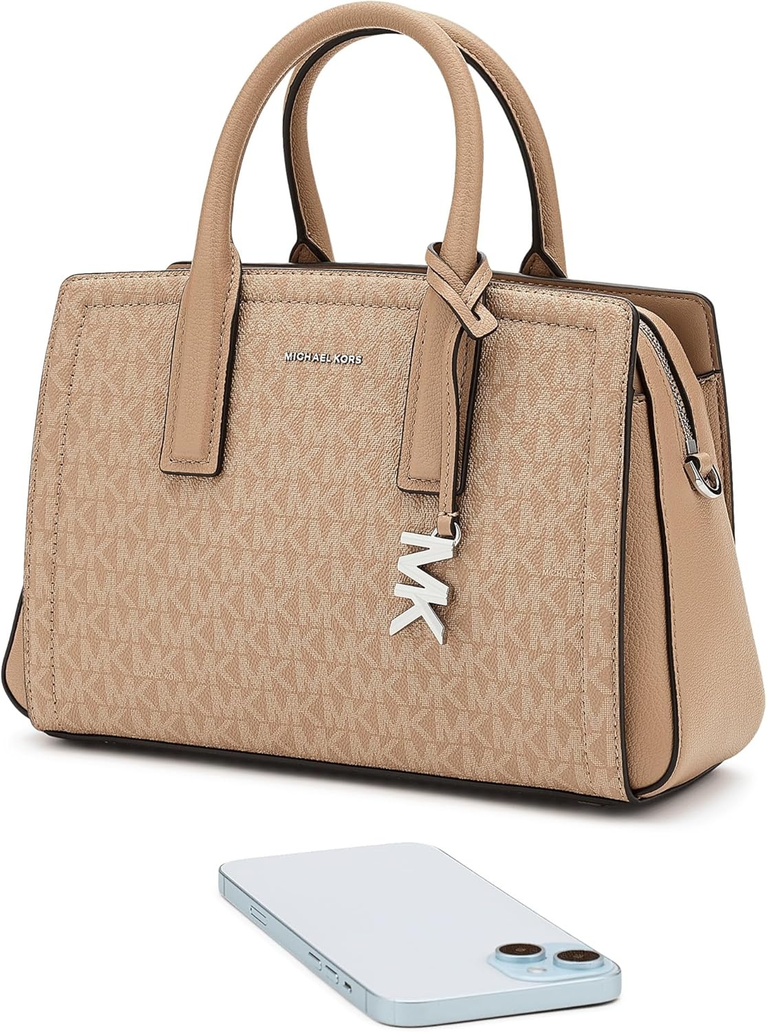 image:imageMichael Kors Womens Laila Small SatchelPeanut