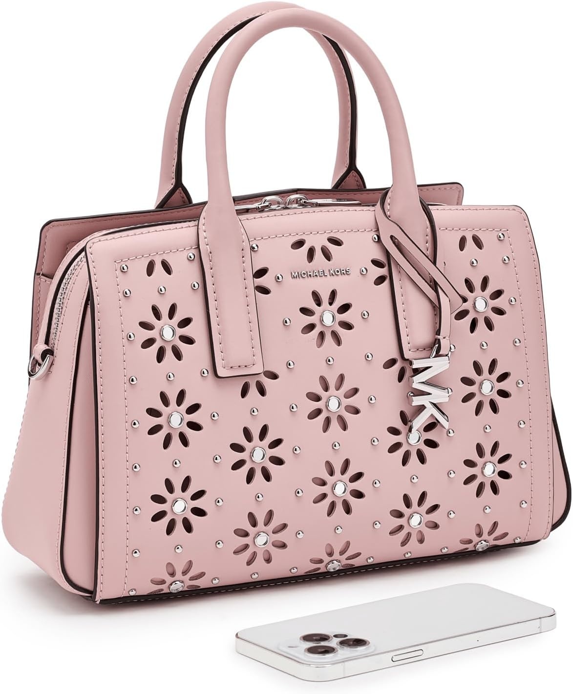 image:imageMichael Kors Womens Laila Small SatchelSmokey Rose 1