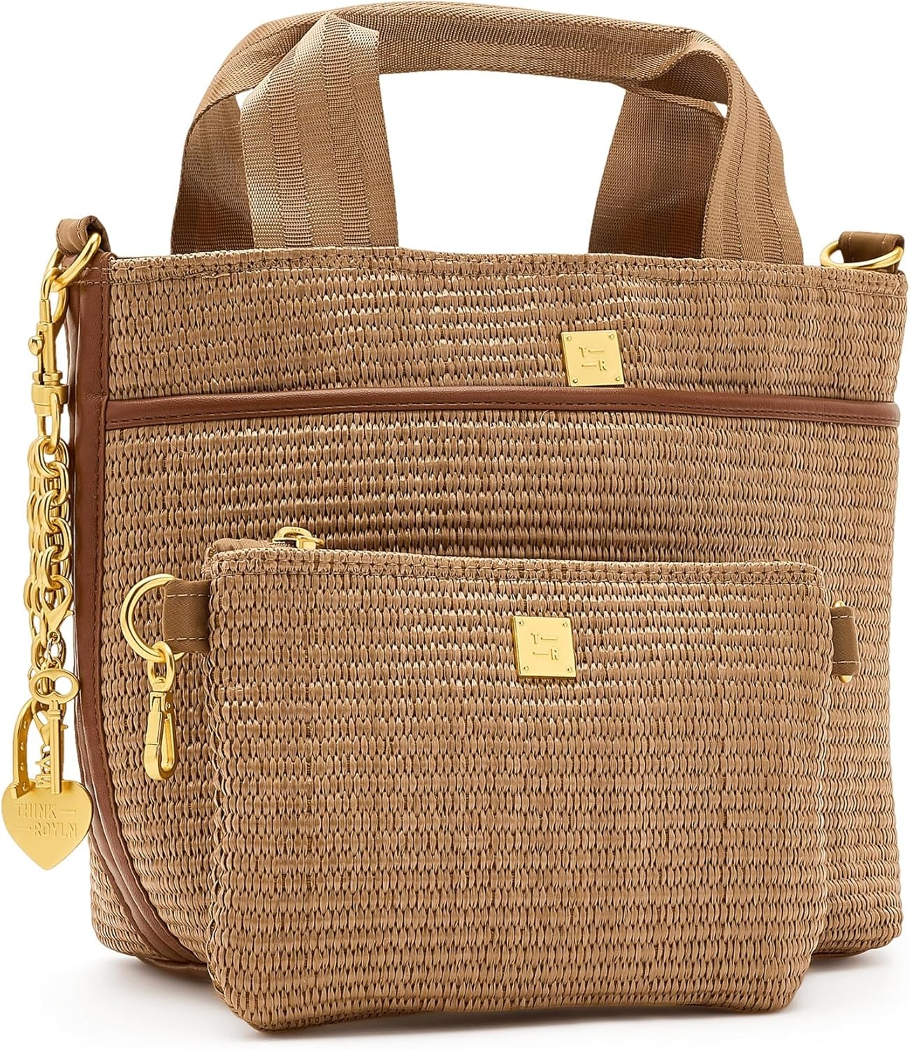 image:imageThink Royln Womens Escape ToteDune Raffia