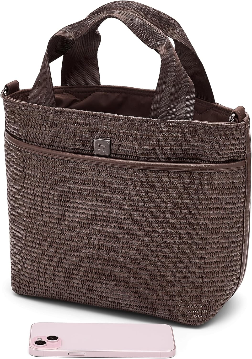 image:imageThink Royln Womens Escape ToteEspresso Raffia