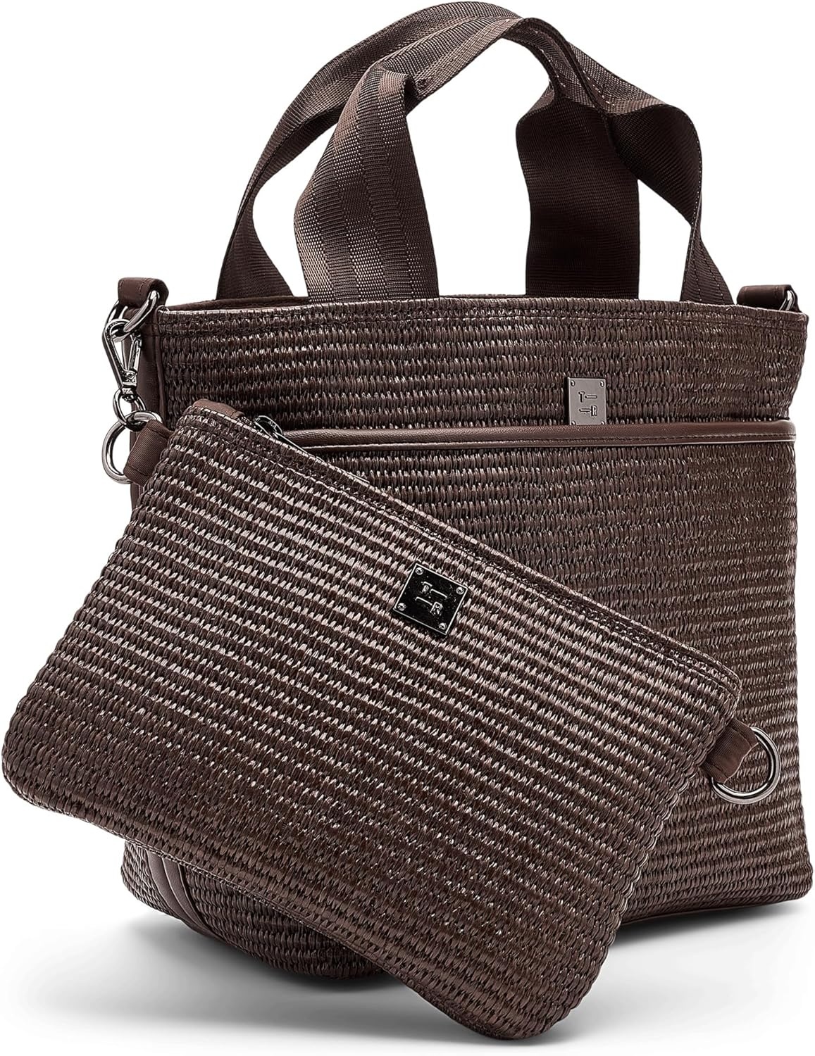 image:imageThink Royln Womens Escape ToteEspresso Raffia