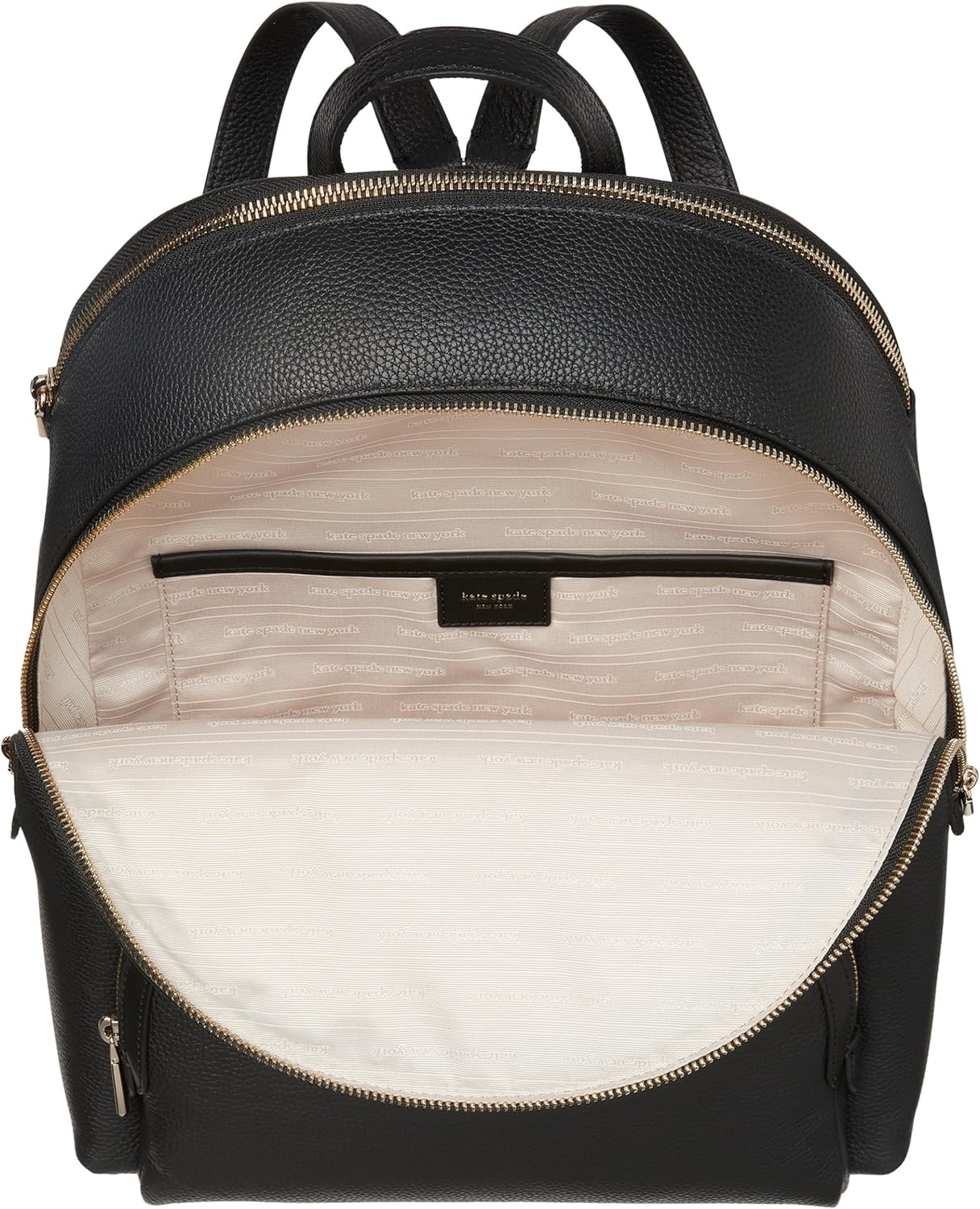 image:imagekate spade new york Hudson Pebbled Leather Large BackpackBlack
