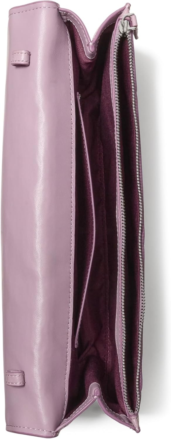 image:imagekate spade new york womens Deco Fine Grain Leather Soft ShoulderGlazed Market Purple